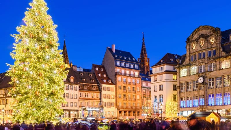 The Most Beautiful Christmas Markets on a Cruise through Alsace - Strasbourg, Colmar, delicious food, and festive lights during the pre-holiday season (port-to-port cruise)